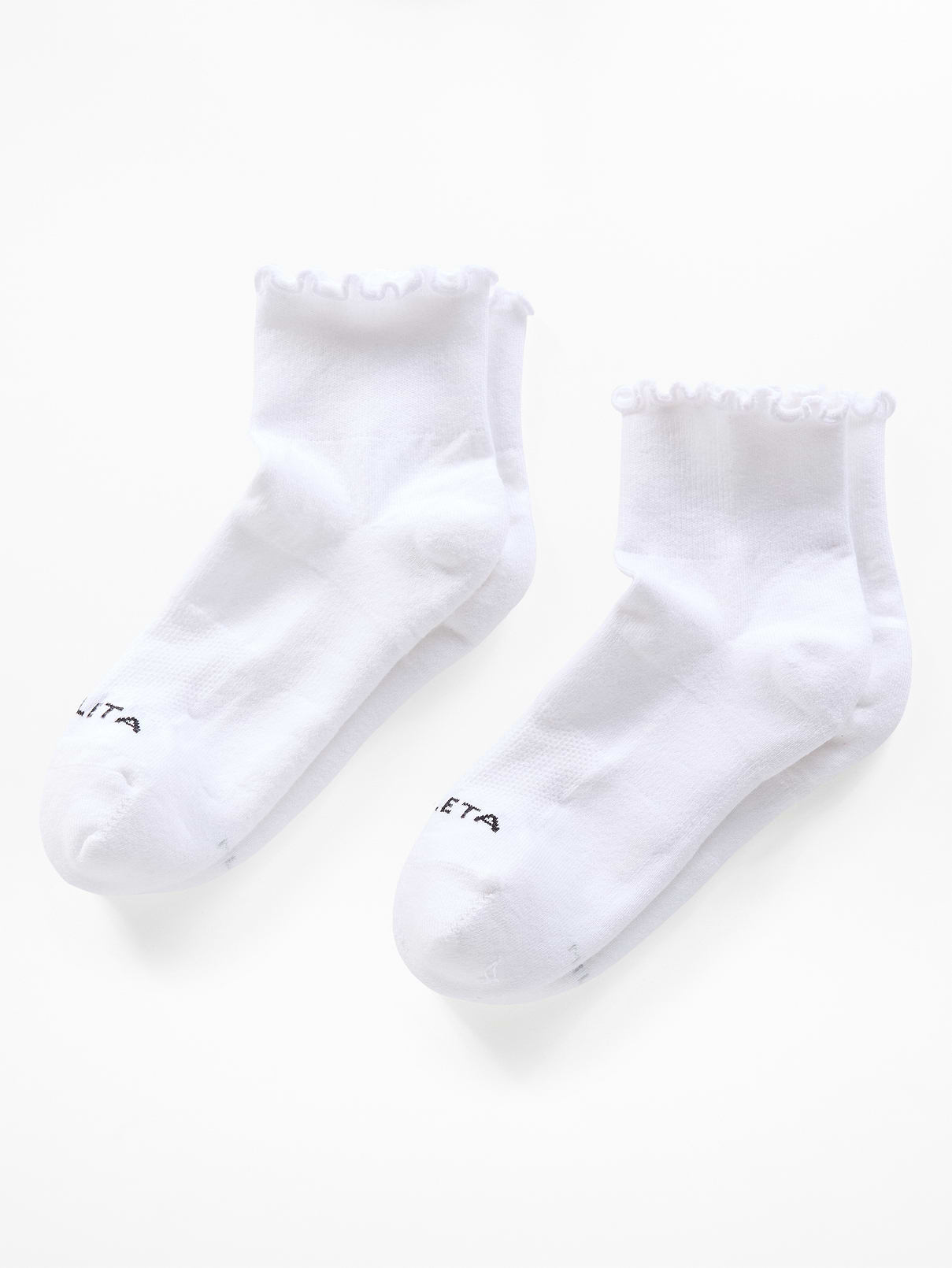 Image number 1 showing, Athleta Ruffle Everyday Quarter Crew Sock 2-Pack