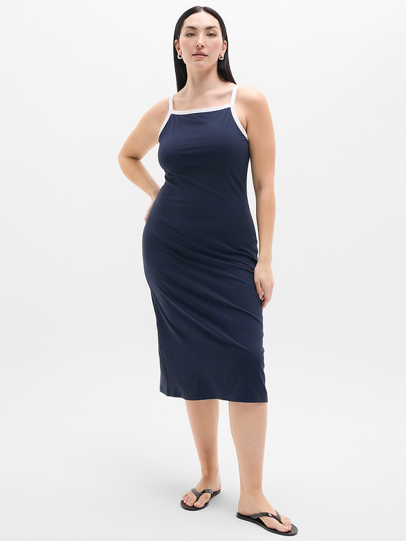 Signature Rib Apron Dress