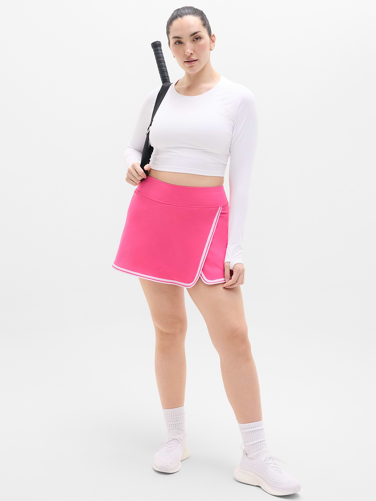 Image number 5 showing, Crosscourt High Rise Tipped 14" Skort