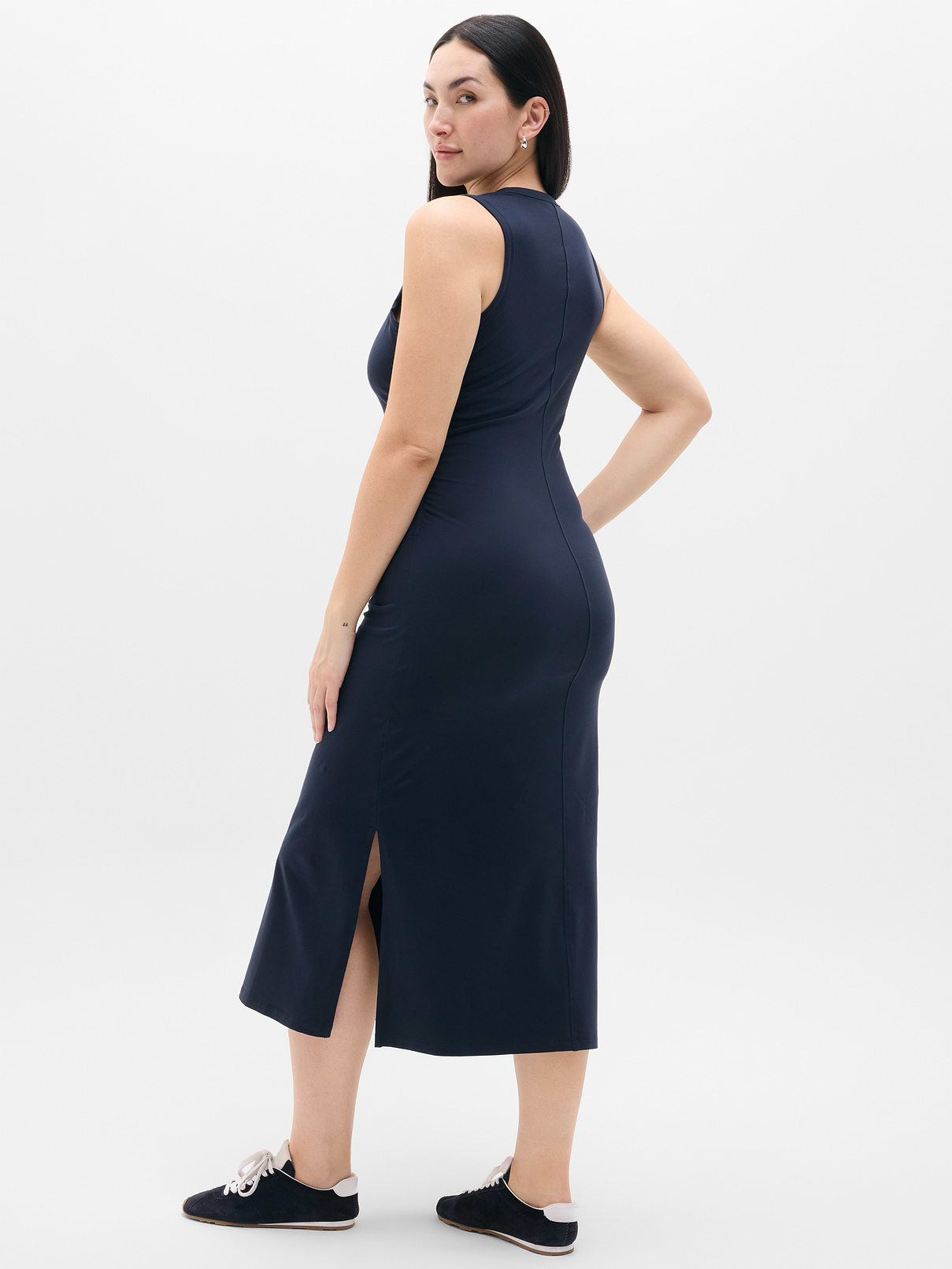 Image number 6 showing, Essential V-Neck Midi Dress