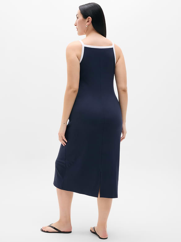 Signature Rib Apron Dress