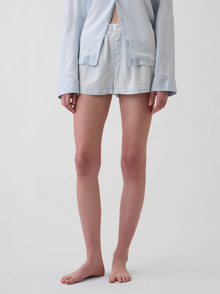 Image number 2 showing, Poplin PJ Boxer Shorts