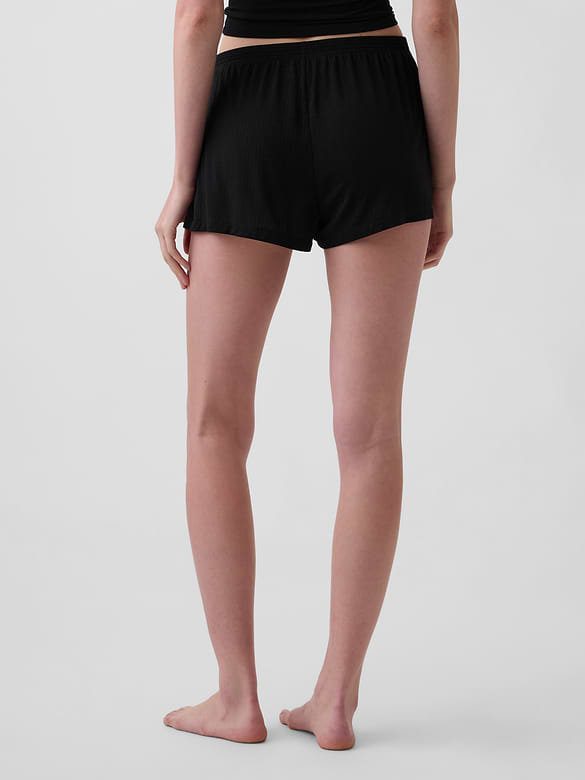 SoftMade Modal Rib PJ Shorts