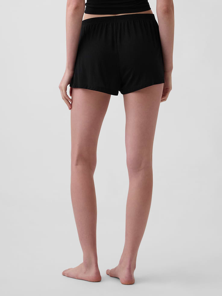 Image number 4 showing, SoftMade Modal Rib PJ Shorts