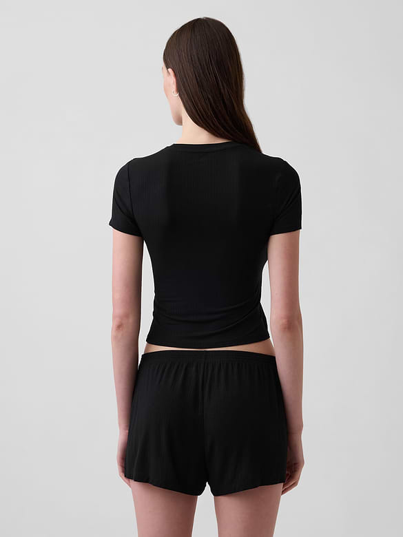 SoftMade Modal Rib PJ T-Shirt