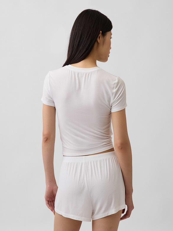 SoftMade Modal Rib PJ T-Shirt