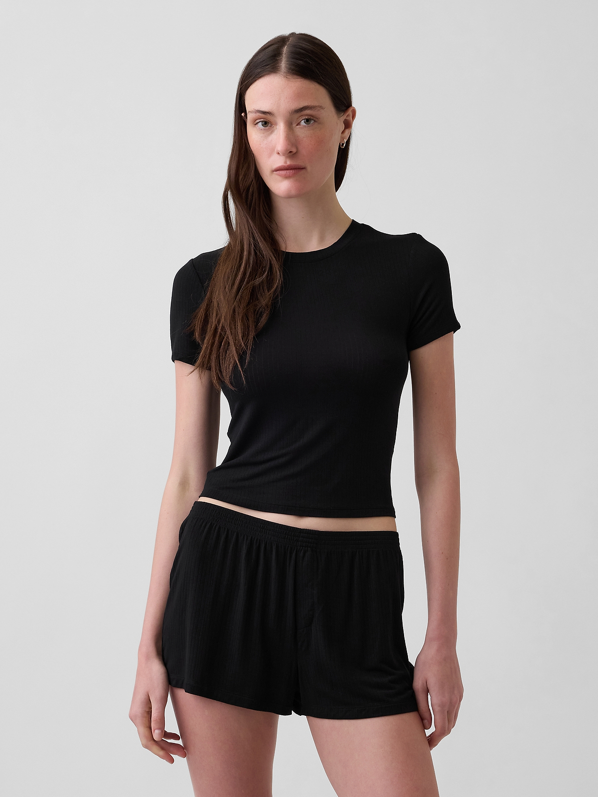 SoftMade Modal Rib PJ T-Shirt | Gap