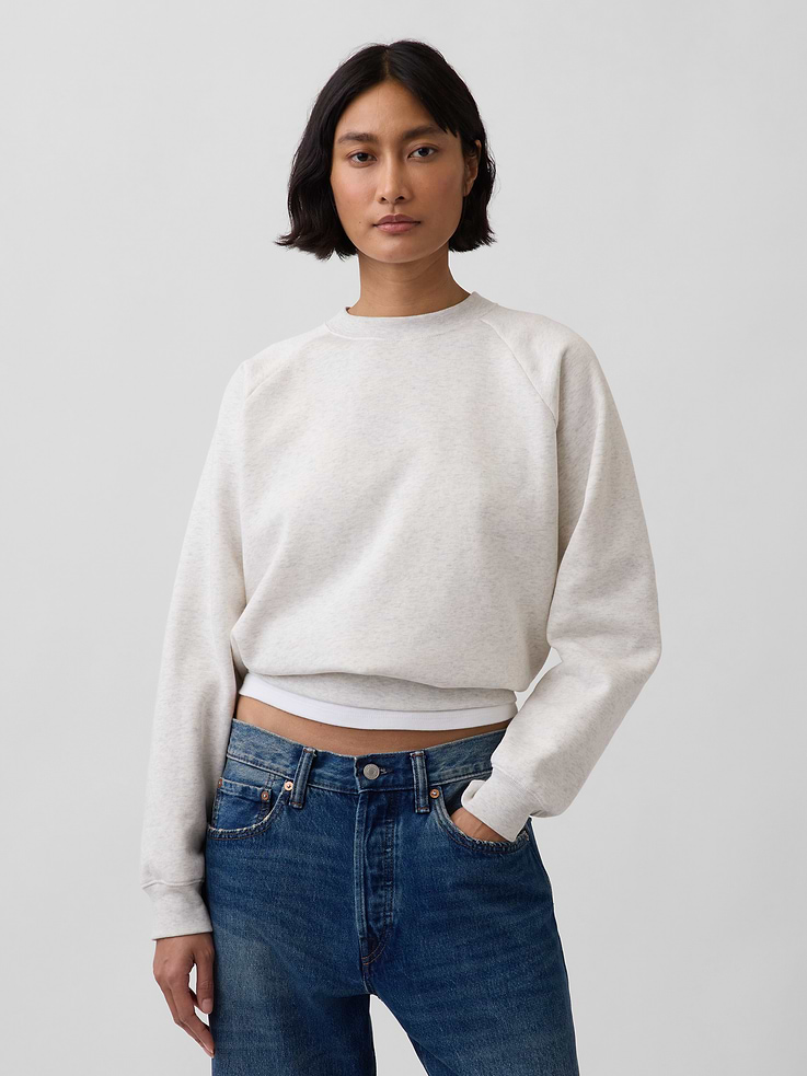 Image number 1 showing, VintageSoft Raglan Sweatshirt
