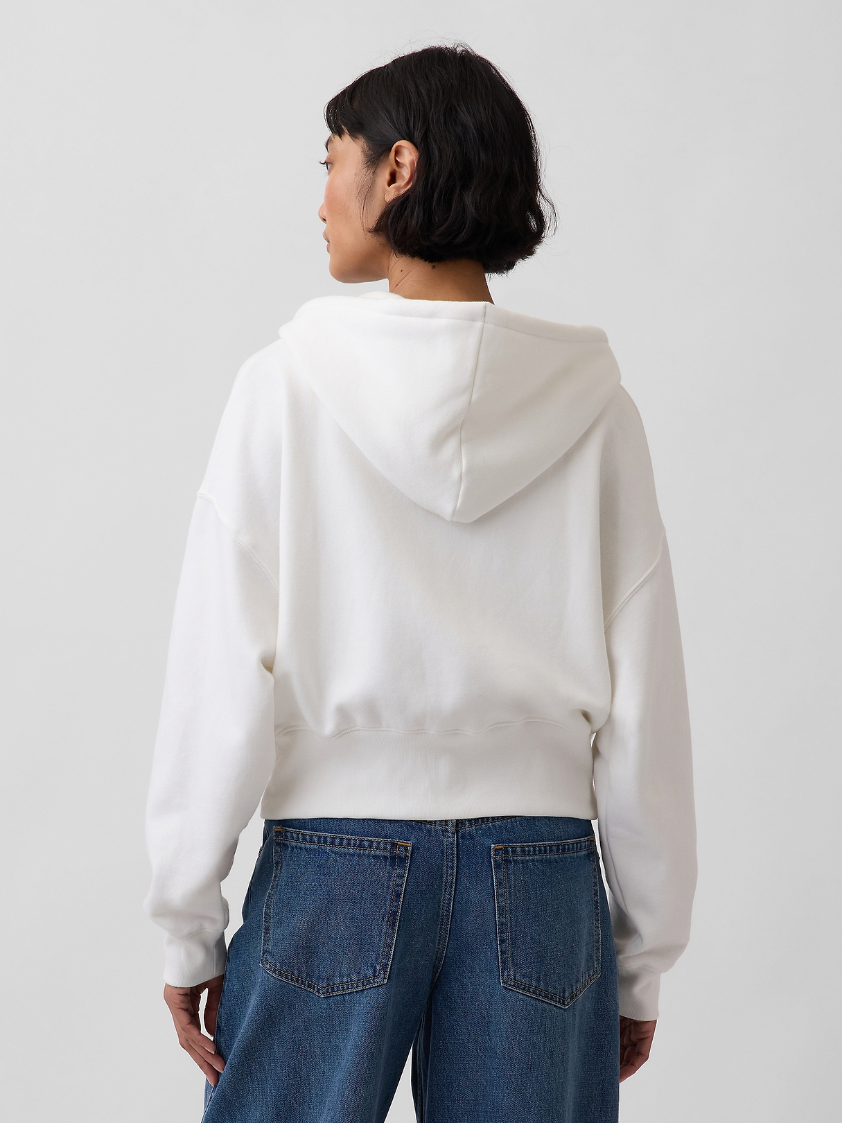 VintageSoft Wedge Zip Hoodie | Gap