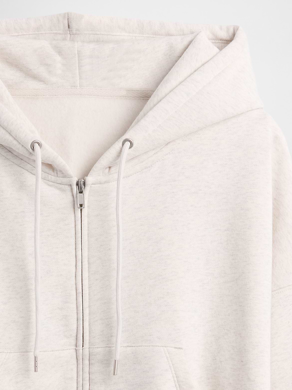 VintageSoft Wedge Zip Hoodie