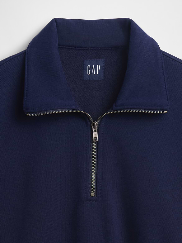 Adult Heavyweight Oversized Quarter-Zip Pullover