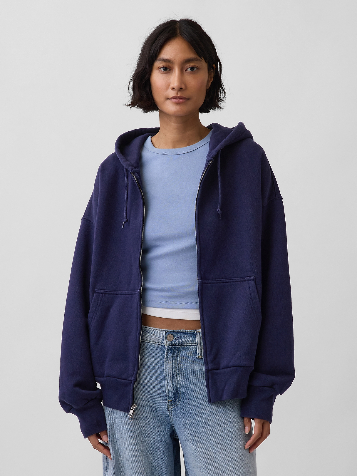 Adult Extra Heavyweight French Terry Zip Hoodie | Gap