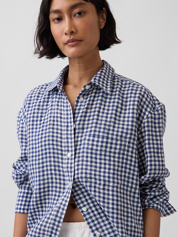 100% Linen Oversized Shirt
