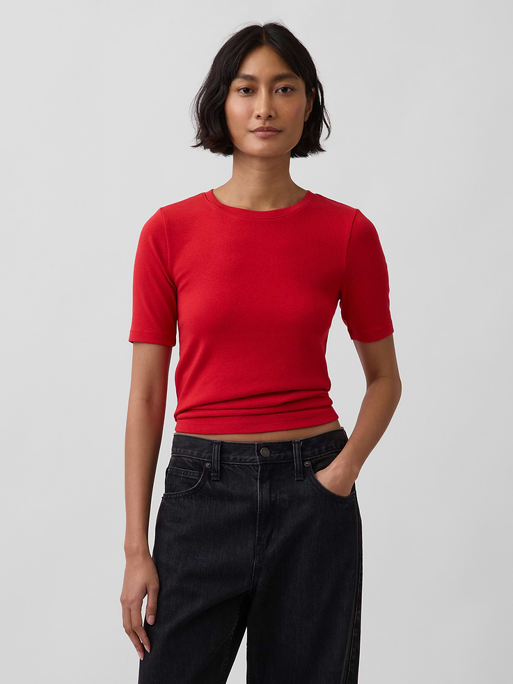 Image number 1 showing, Modern Crewneck T-Shirt