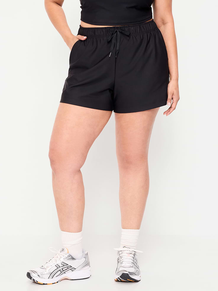 L'image numéro 7 présente Short PowerSoft à taille haute, entrejambe de 9 cm