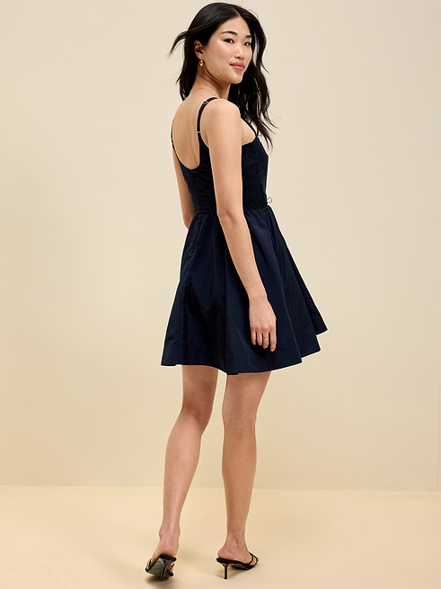 short dresses fit and flare Strapless Straight Neck Mini Tulle Cocktail & Rachel Allan 40658 Up Hem/Train woman short dress White Lace