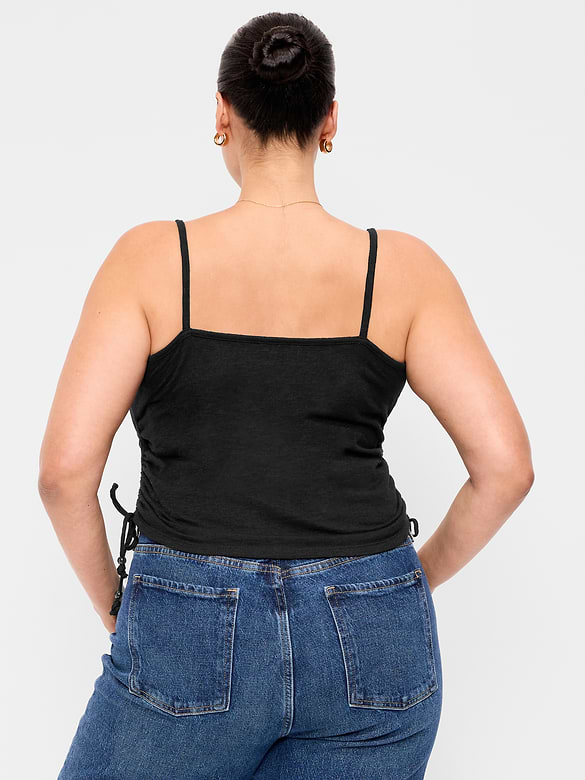Camisole froncée sur les côtés