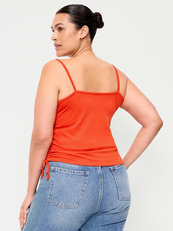 Camisole froncée sur les côtés