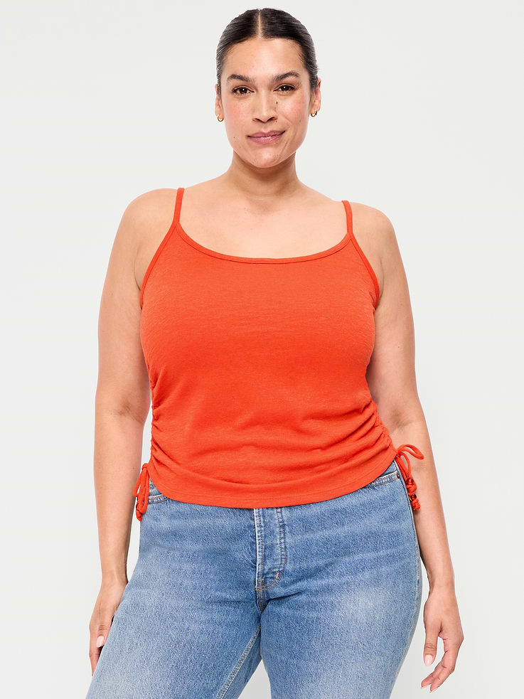 Image number 8 showing, Shirred Side Cami Tank Top