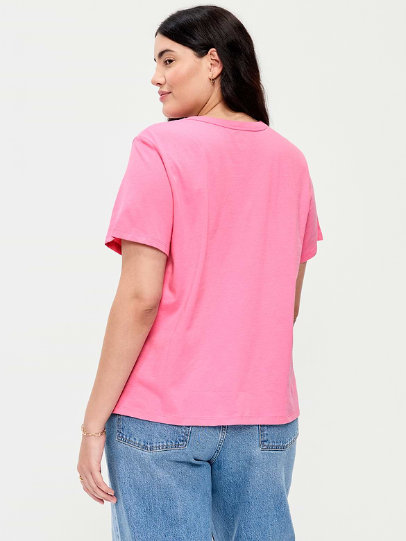 T-shirt passe-partout ras du cou à imprimé