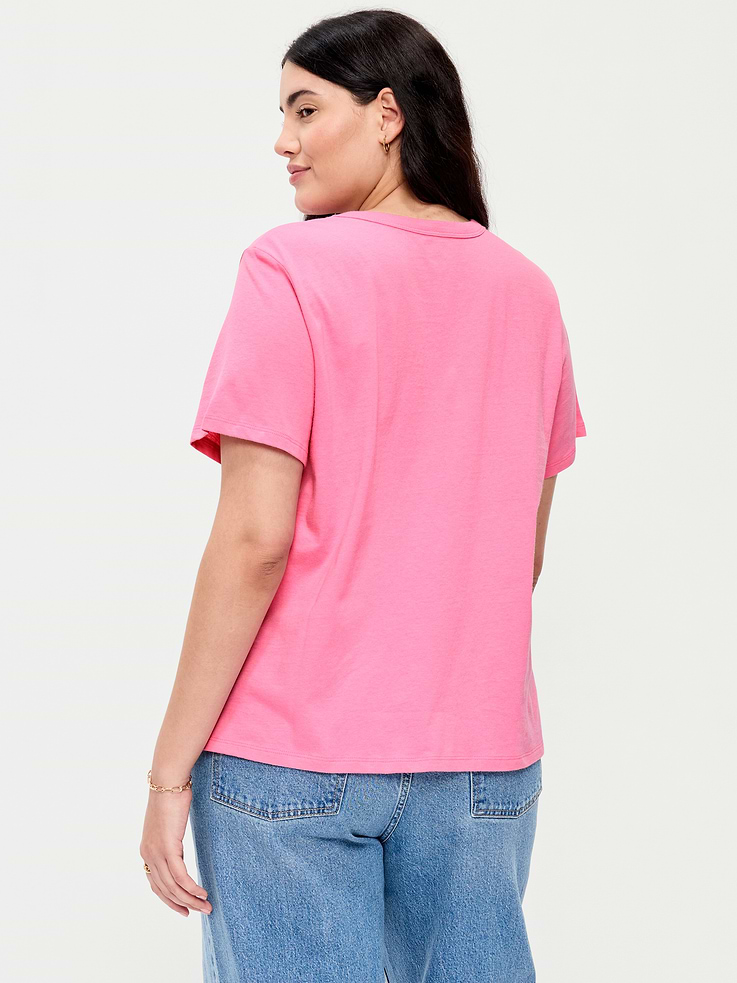 L'image numéro 7 présente T-shirt passe-partout ras du cou à imprimé
