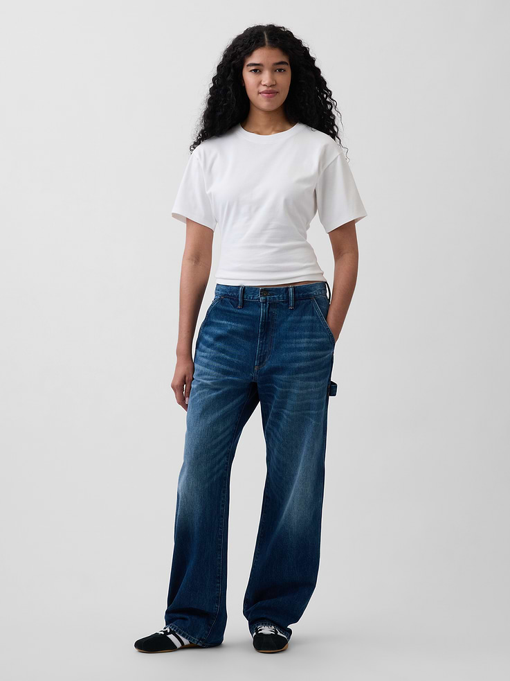 Image number 2 showing, Knit Fitted-Waist T-Shirt