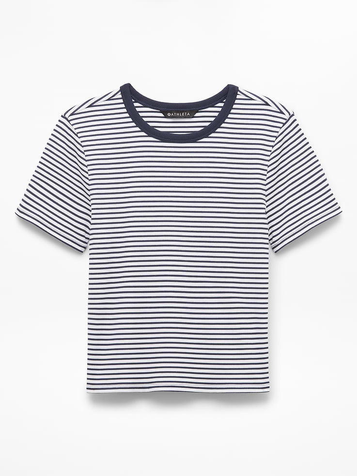 Image number 5 showing, Signature Rib Crop Tee