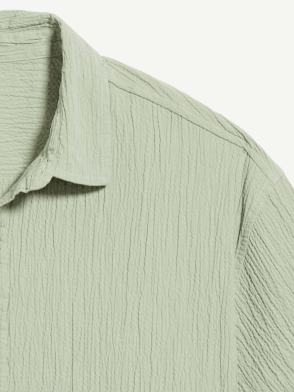 Loose Fit Textured Shirt