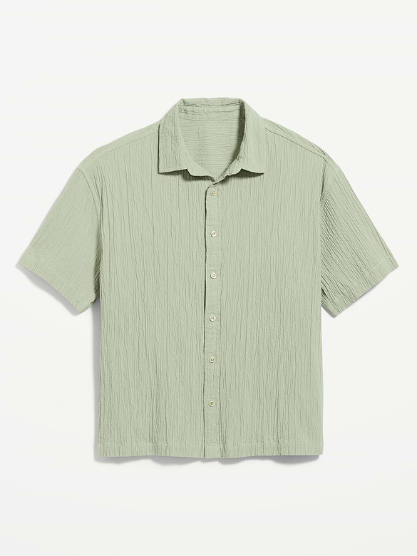Loose Fit Textured Shirt