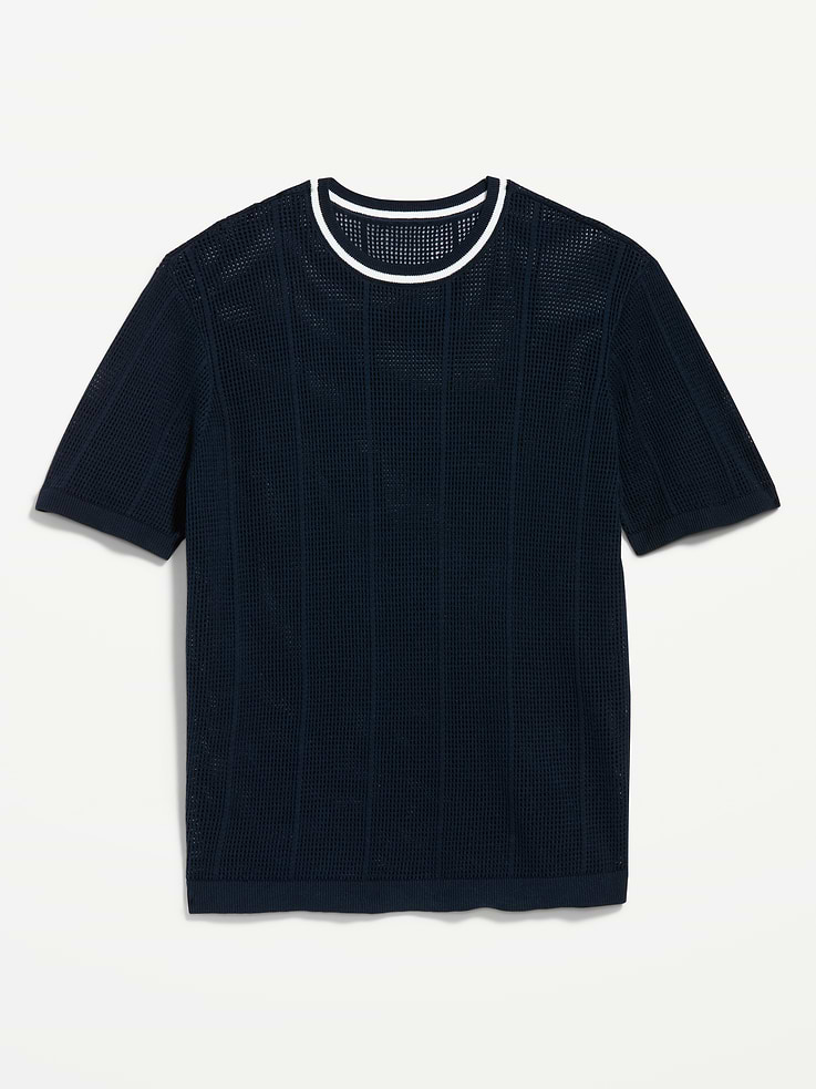 Image number 4 showing, Relaxed Mesh-Knit T-Shirt