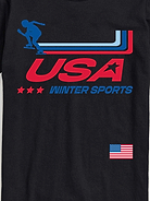 Image number 2 showing, USA Winter Sports Short Sleeve Graphic T-Shirt