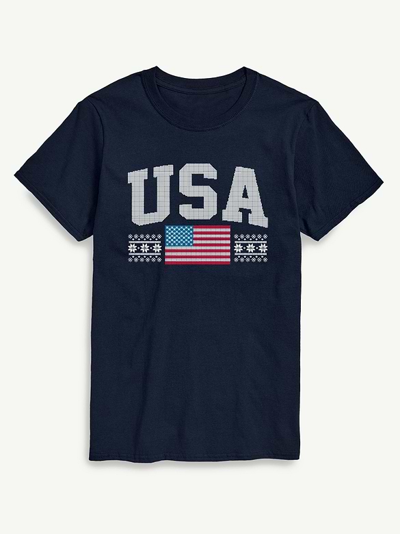 USA Sport Short Sleeve Graphic T-Shirt