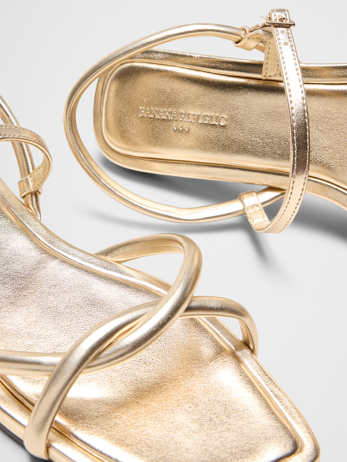 Image number 5 showing, Vegan Leather Tubular Strappy Sandal