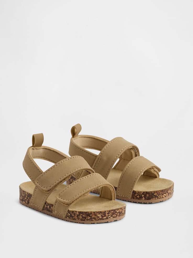 Image number 2 showing, Baby Cork Strap Sandals