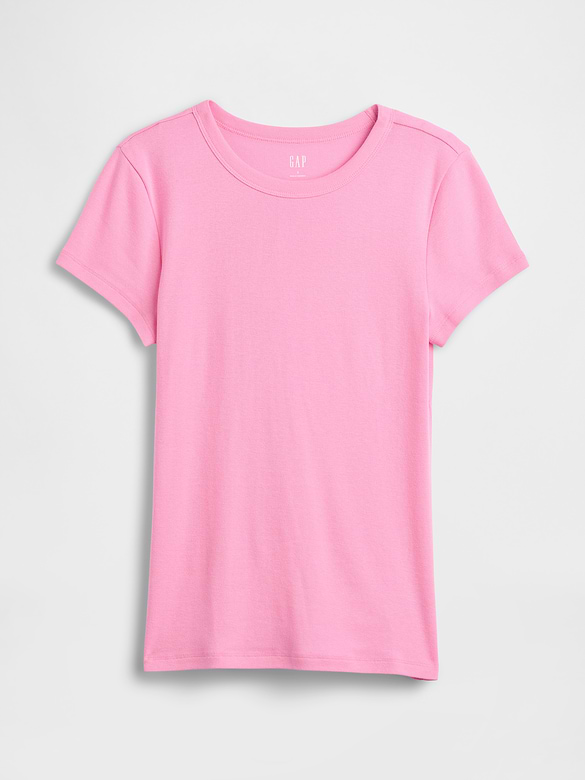 Modern Ribbed Crewneck T-Shirt