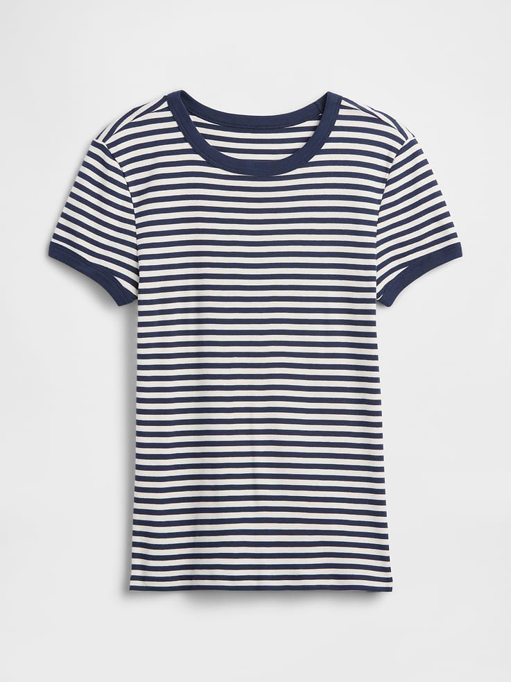 Image number 5 showing, Modern Ribbed Crewneck T-Shirt
