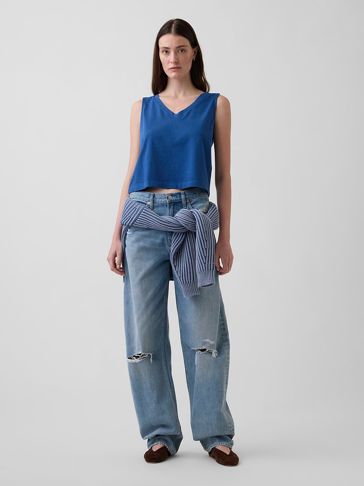 Image number 2 showing, Knit Crop Tank Top