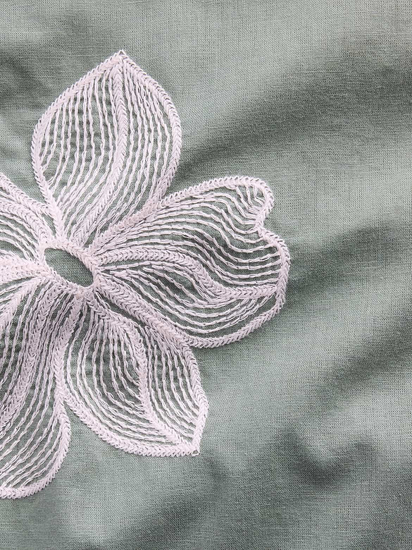 Linen-Cotton Relaxed Straight-Hem Shirt