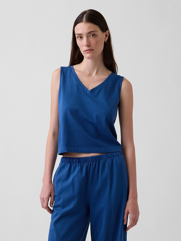 Knit Crop Tank Top