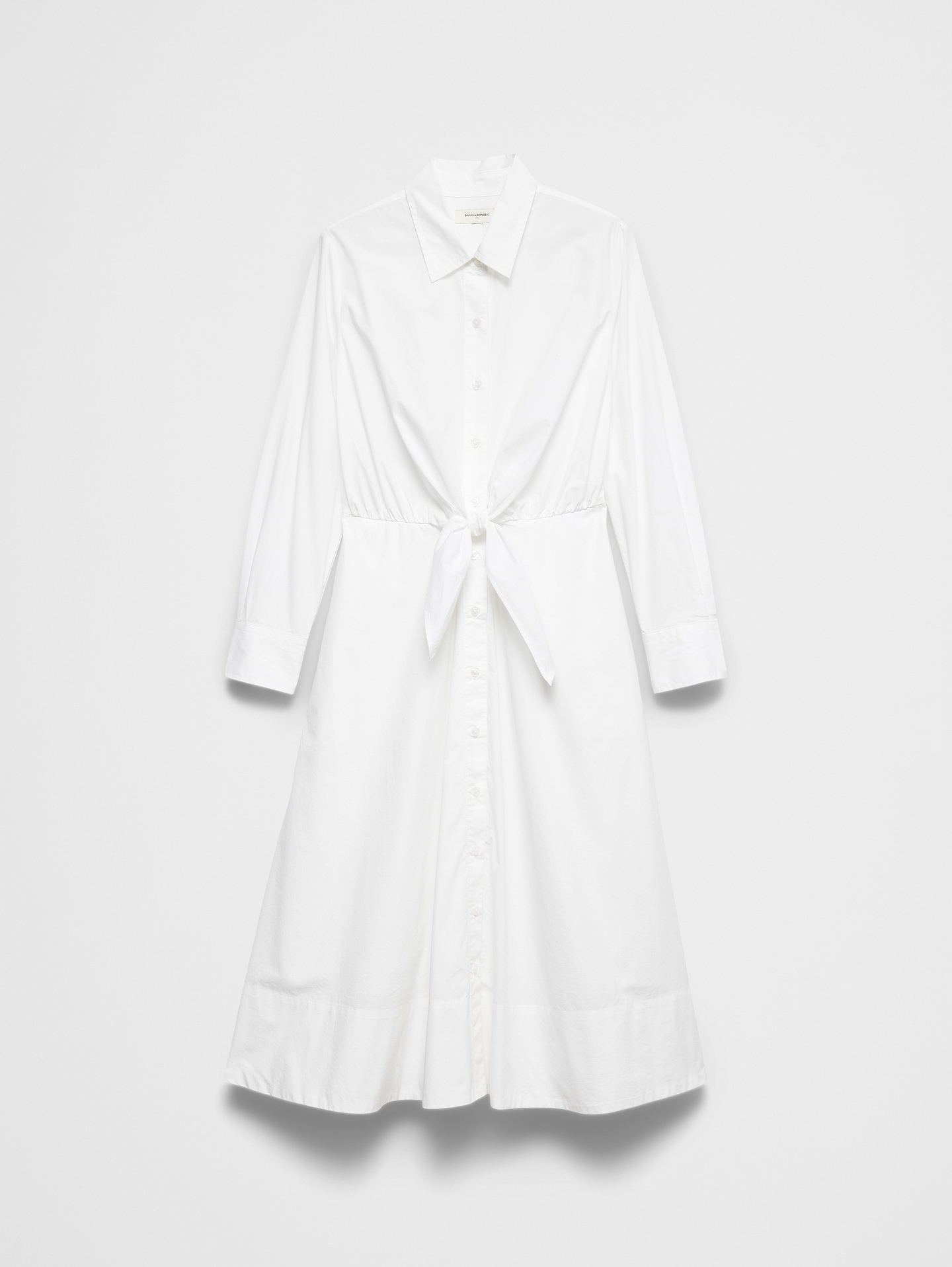 Image number 7 showing, Wrap-Tie Midi Shirtdress