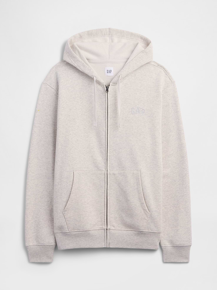 Image number 6 showing, Adult Relaxed Gap Logo Zip Hoodie