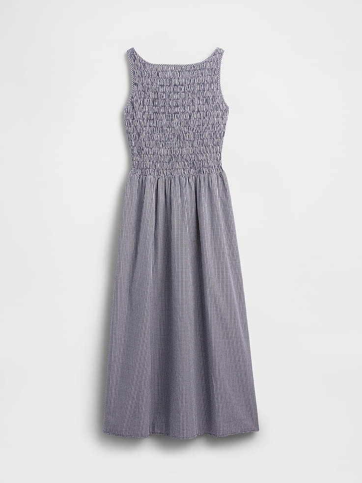 Image number 4 showing, Smocked Boatneck Maxi Dress