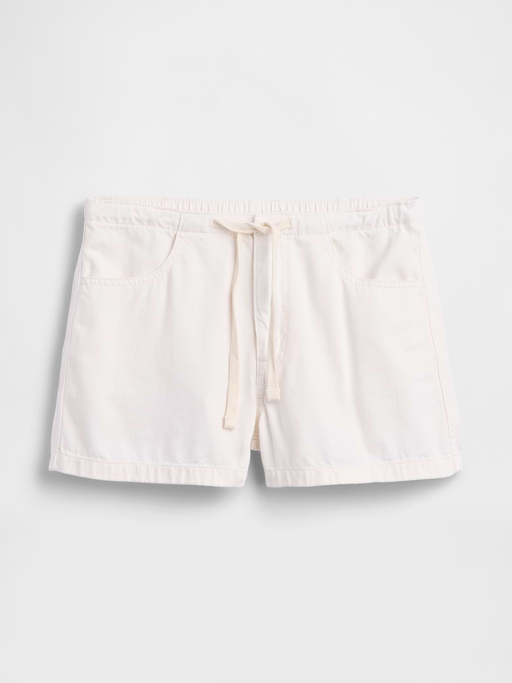 Image number 7 showing, 3" Mid Rise Pull-On Denim Shorts