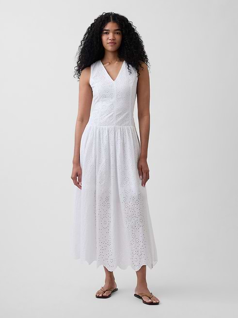 white drop waist maxi dress Jacinda tie at back of neck Fit and flare silhouette Invisible back zip closure Fully lined Hand wash cold / Line dry Ellington White Satin Belted Drop