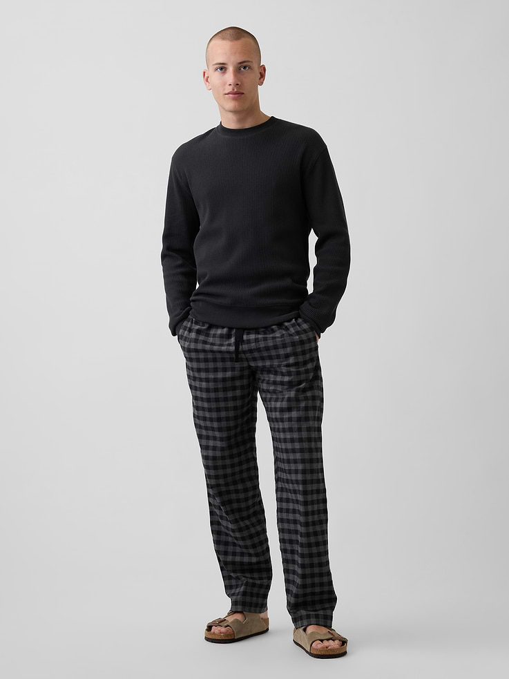 L'image numéro 1 présente Pantalon de pyjama décontracté