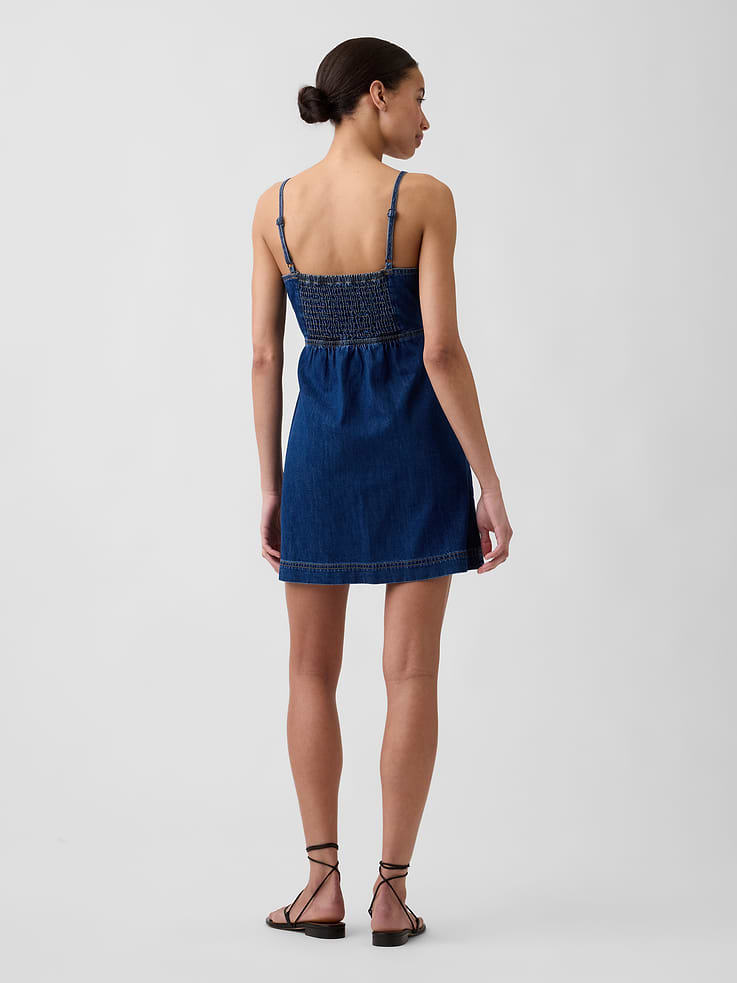 Image number 2 showing, Denim Mini Dress
