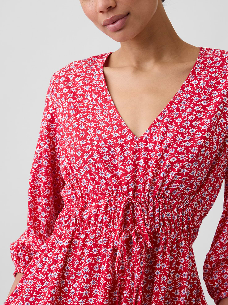 Image number 3 showing, V-Neck Mini Dress