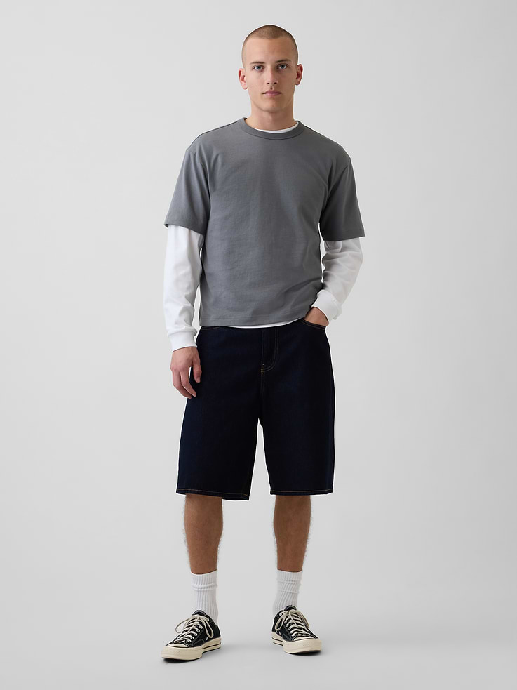 Image number 2 showing, Adult Heavyweight Crop T-Shirt