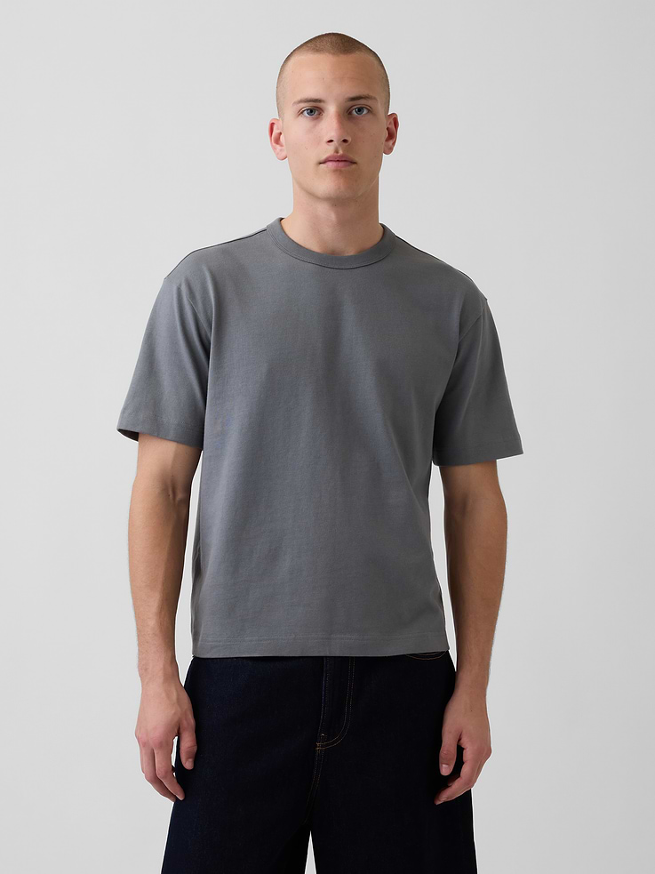Image number 1 showing, Adult Heavyweight Crop T-Shirt