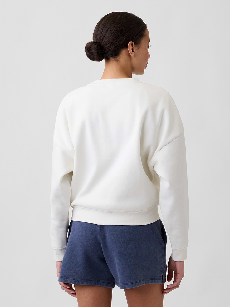 Image number 2 showing, Oversized Wedge Crewneck Sweatshirt